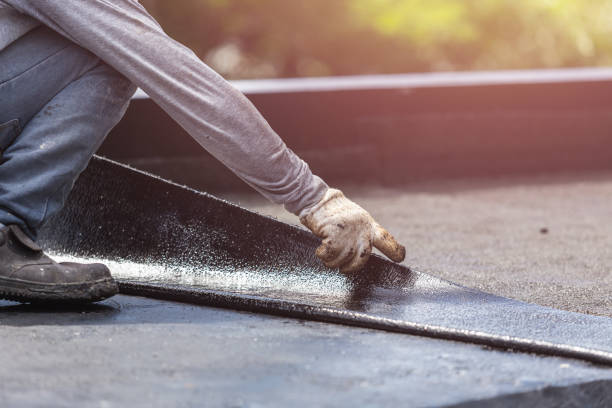 Professional Waterproofing technician working in Laurelville, OH